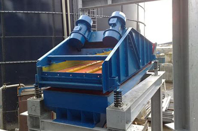 Dual Electrode Self Synchronization Dewatering Vibrating Screen